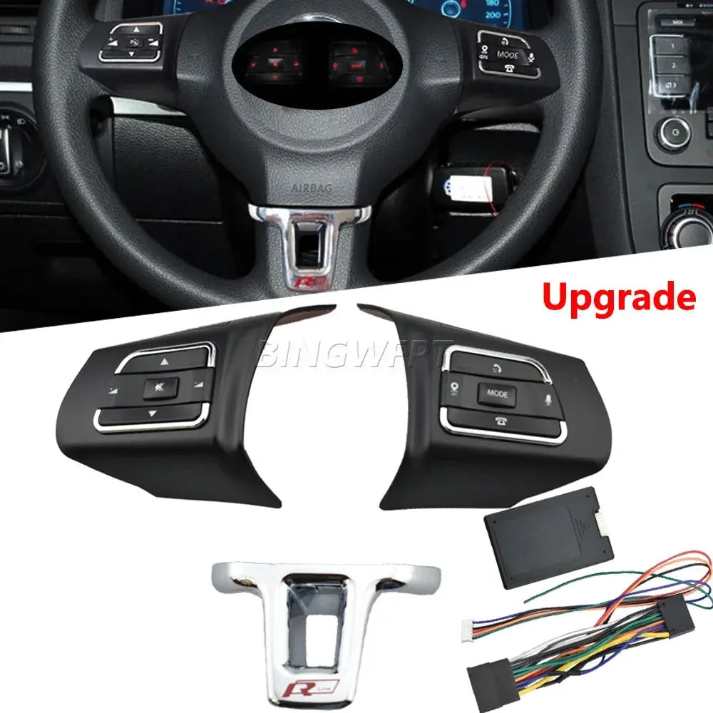 Car Steering Wheel Remote Wireless Control Button For Volkswagen Jetta 2013-2015 Polo 2011-2011 Multi-function Controller Switch Gm Service Guy