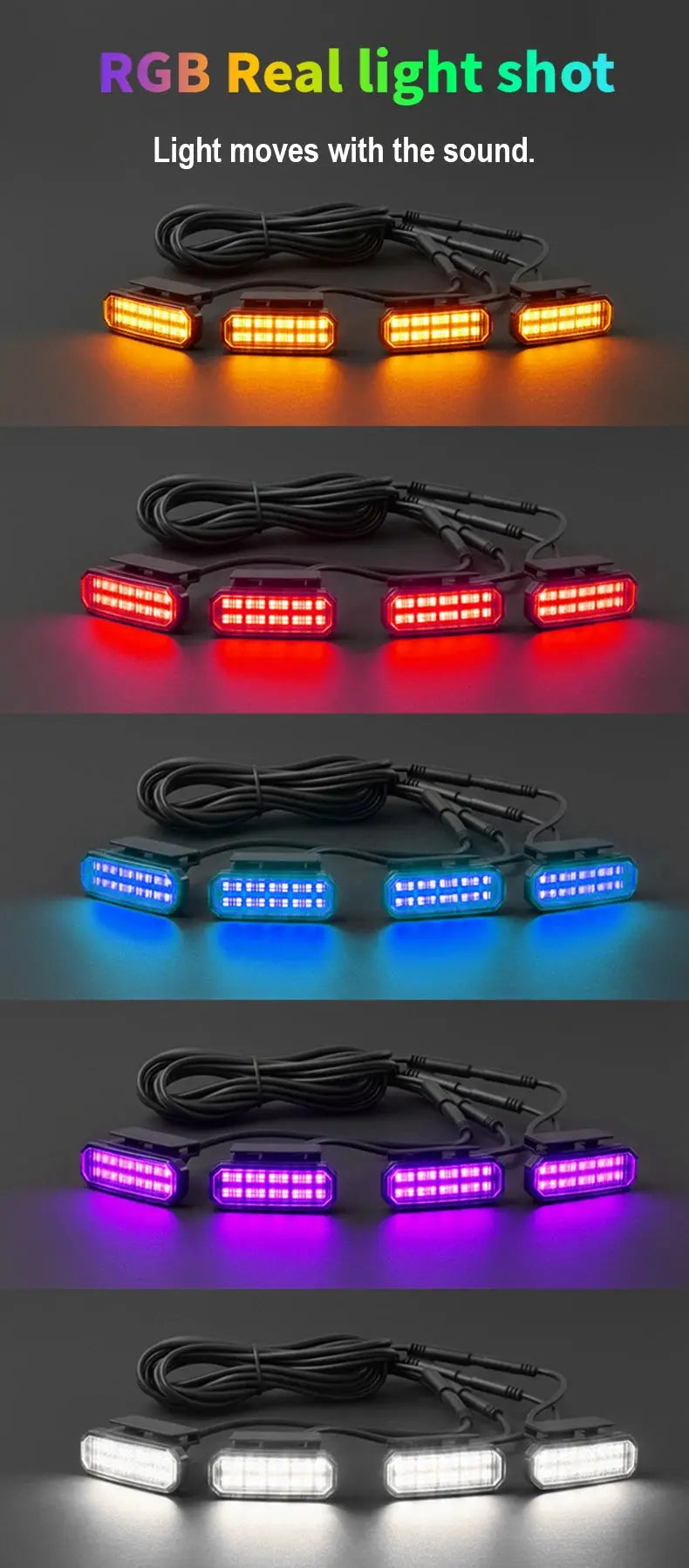 FOR GMC Sierra Specialized center grid small yellow light Front Grille Lights LED Decorative Warning Light Pickup 12V ﻿ Gm Service Guy