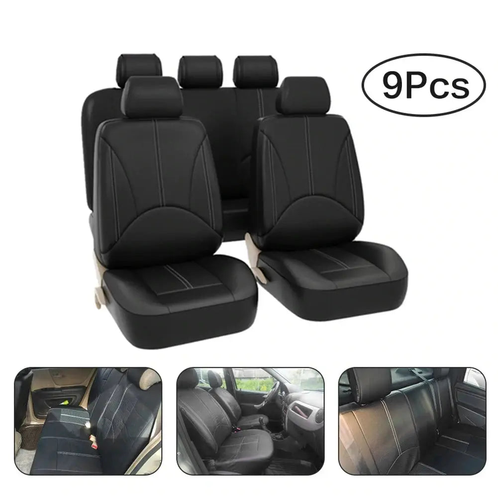 Universal PU Leather Car Seat Cover Set Seat Protector Auto Styling Accessories Gm Service Guy