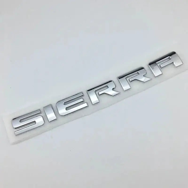SIERRA new old letter logo car stickers for GMC sierra original rear boot label trunk modified Accessories decoration decals Gm Service Guy
