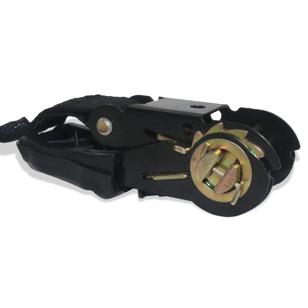 Gm Service Guy ratchet binding strap for motorcycles, 3m x 2.5cm, with quick-release buckle for secure luggage fastening.