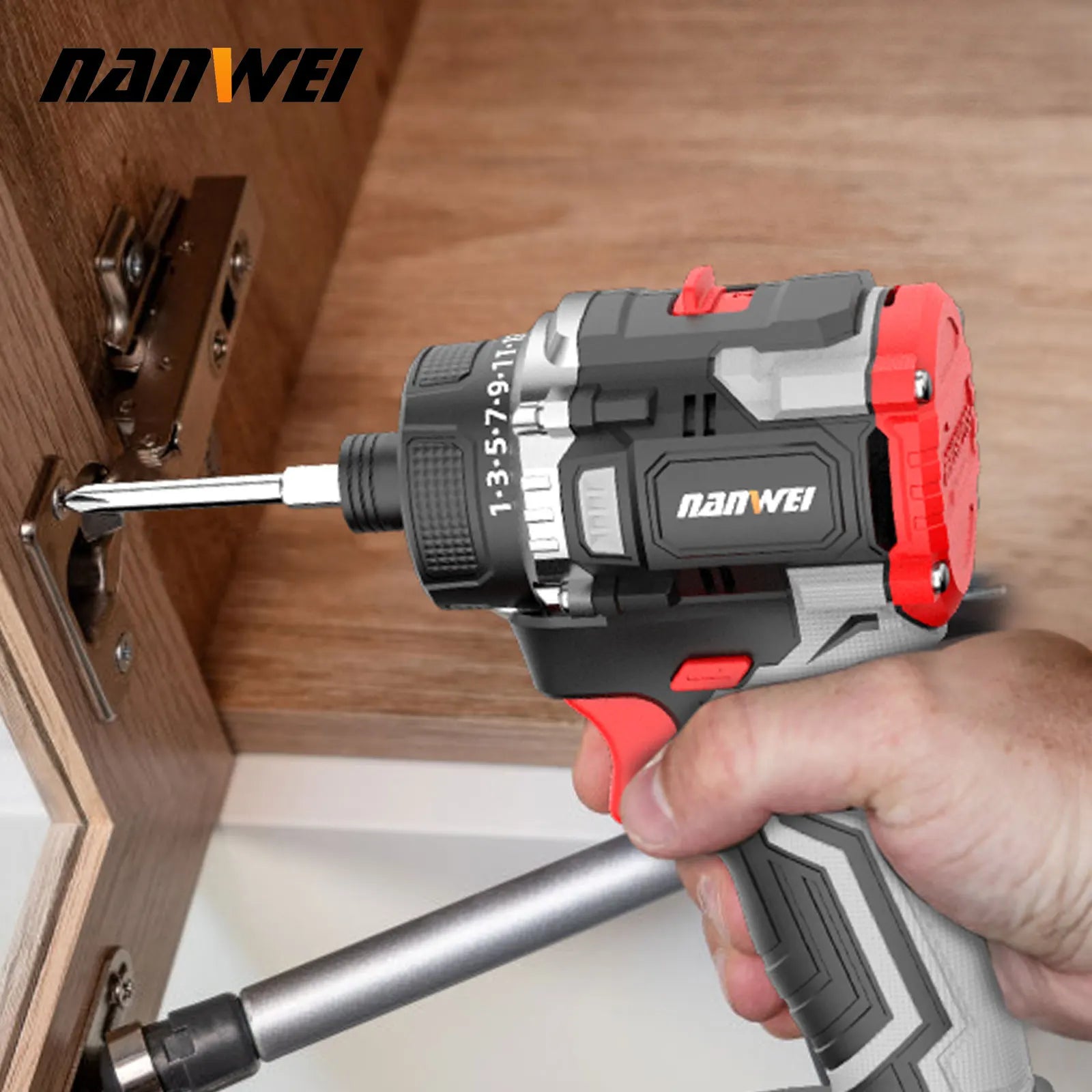 16.8V Lithium‑Ion Brushless Cordless Drill Driver - 2-Speed Handheld Screwdriver FanzyMarket