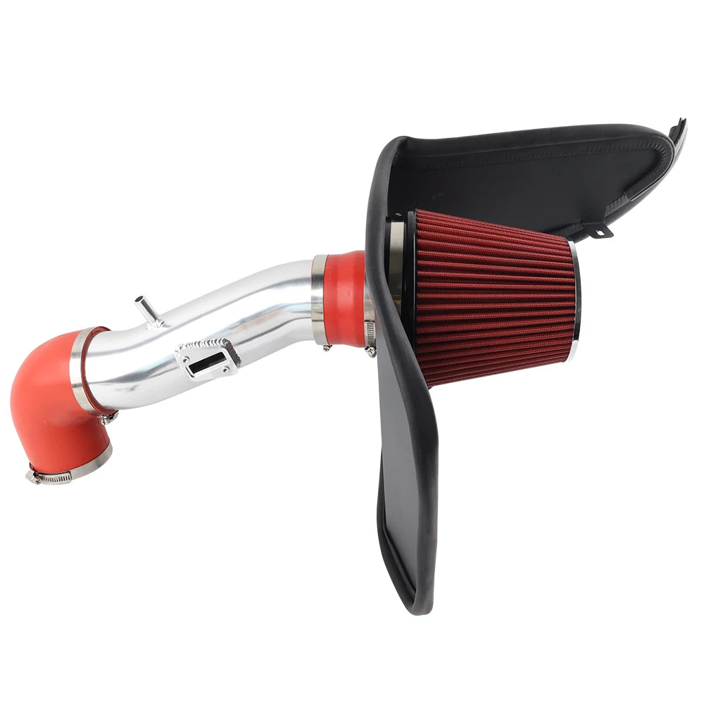 Gm Service Guy cold air intake induction kit with heat shield and filter for 2012-2015 Chevrolet Camaro 3.6L V6, manual and automatic.
