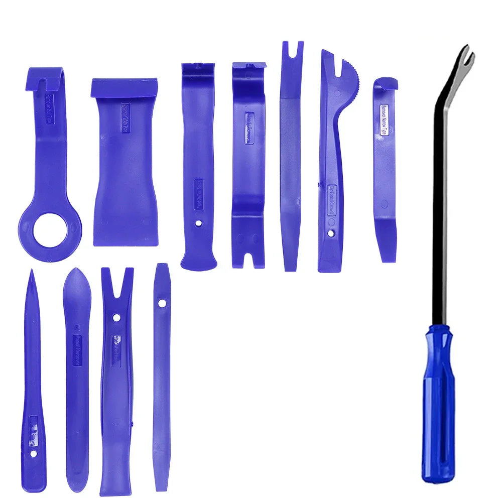 Car Interior Trim Removal Tool Kit — Non-Scratch Pry Tools for Door Clips, Fasteners, Dashboards & Audio Panels FanzyMarket