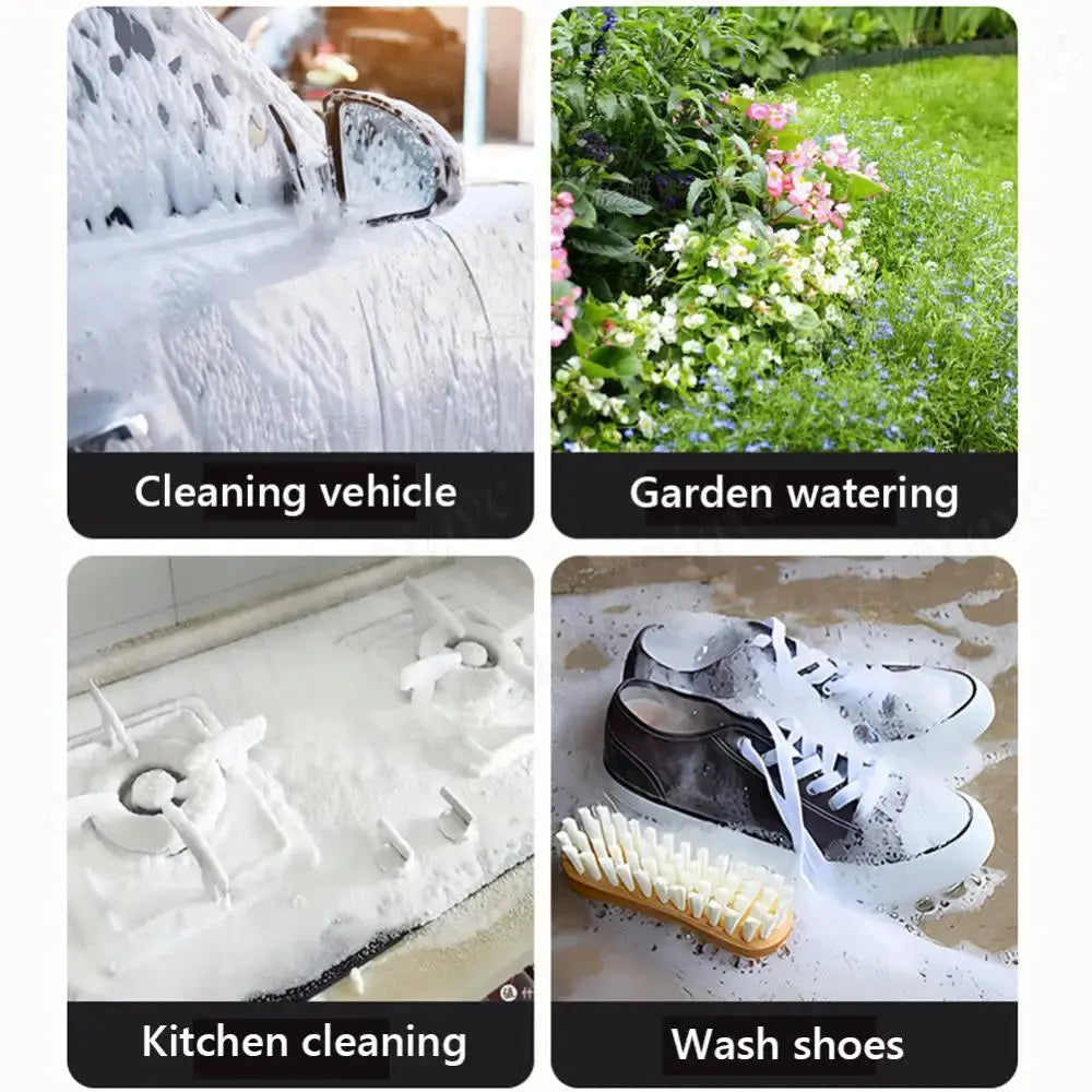 Rechargeable Electric Foam Sprayer Handheld Professional 2L Snow Foam Cannon Motorized Car Wash Sprayer for Car Wash Garden Gm Service Guy