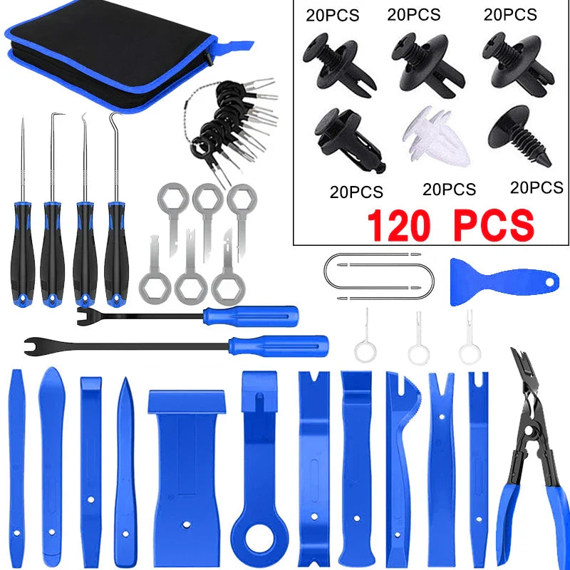 Car Trim Removal Tool Kit 5/11/41/161-Piece Auto Interior Door Panel Radio Stereo Dash Tools FanzyMarket