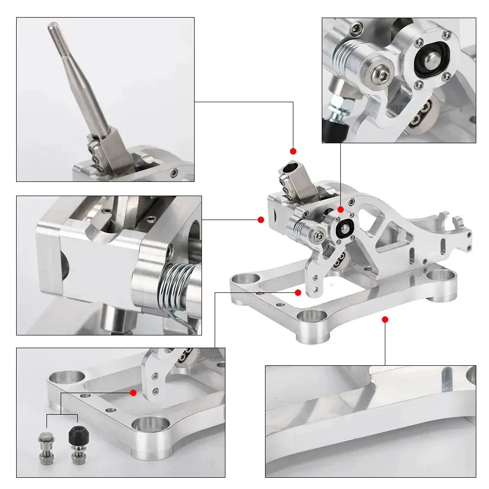 Billet Aluminum Shifter Box Assembly For Acura 04-08 TL UA TSX CL 03-07 Car Gear Shift Knob Shifter Replacement Auto Parts Gm Service Guy