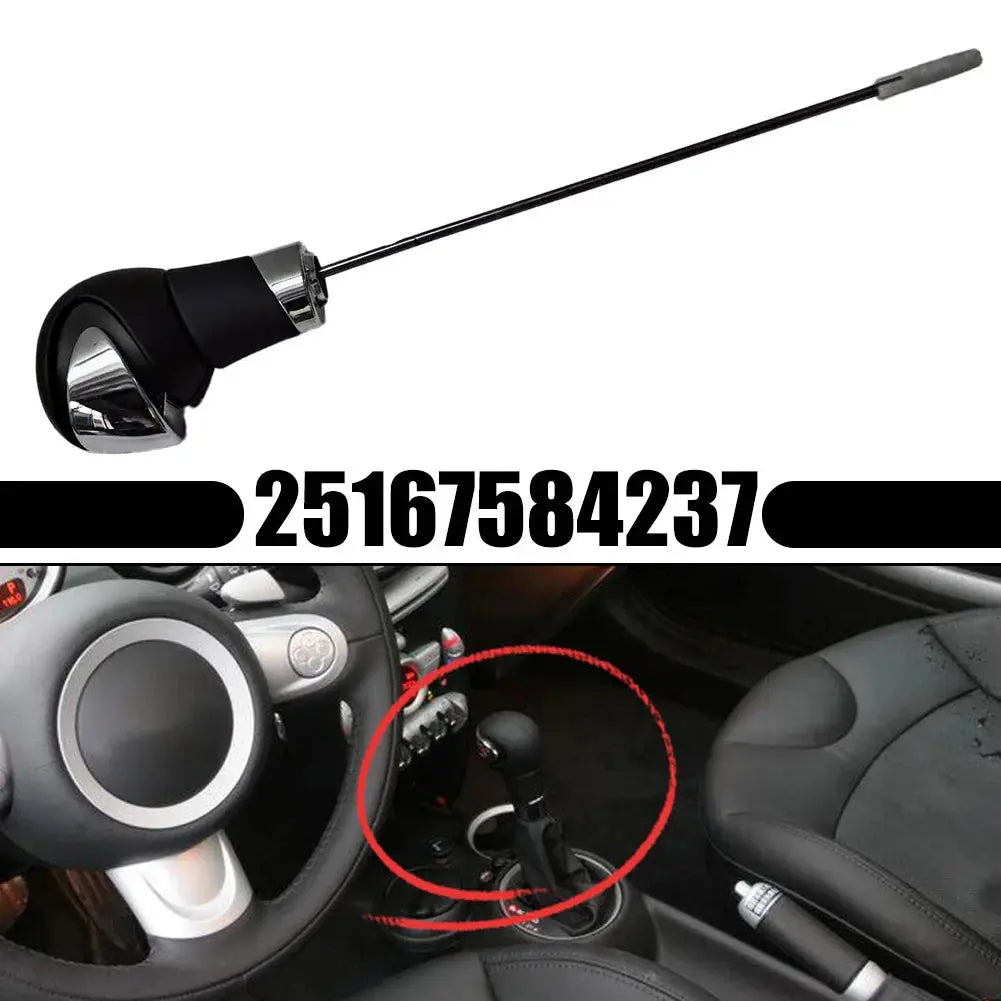 25167584237 Automatic \Leather \Gear \Shift \Lever Knob For MINI Cooper R56 R57 R58 R59 R60 R61 Replacement Car Interior Parts Gm Service Guy