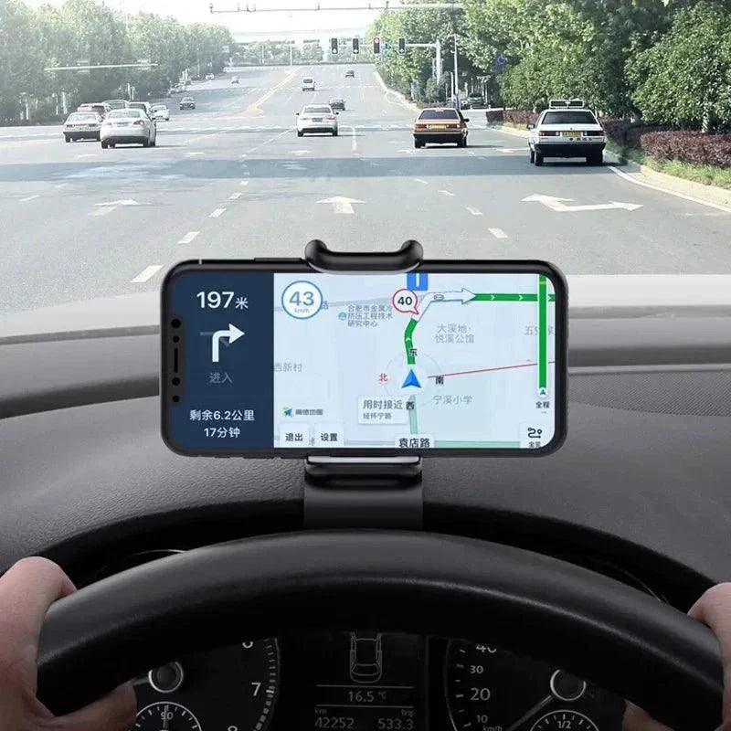 360 Rotatable Car Phone Holder Universal Cell Phone Stands Car Rack Dashboard Support for Auto Grip Mobile Phone Fixed Bracket MANDOTOS