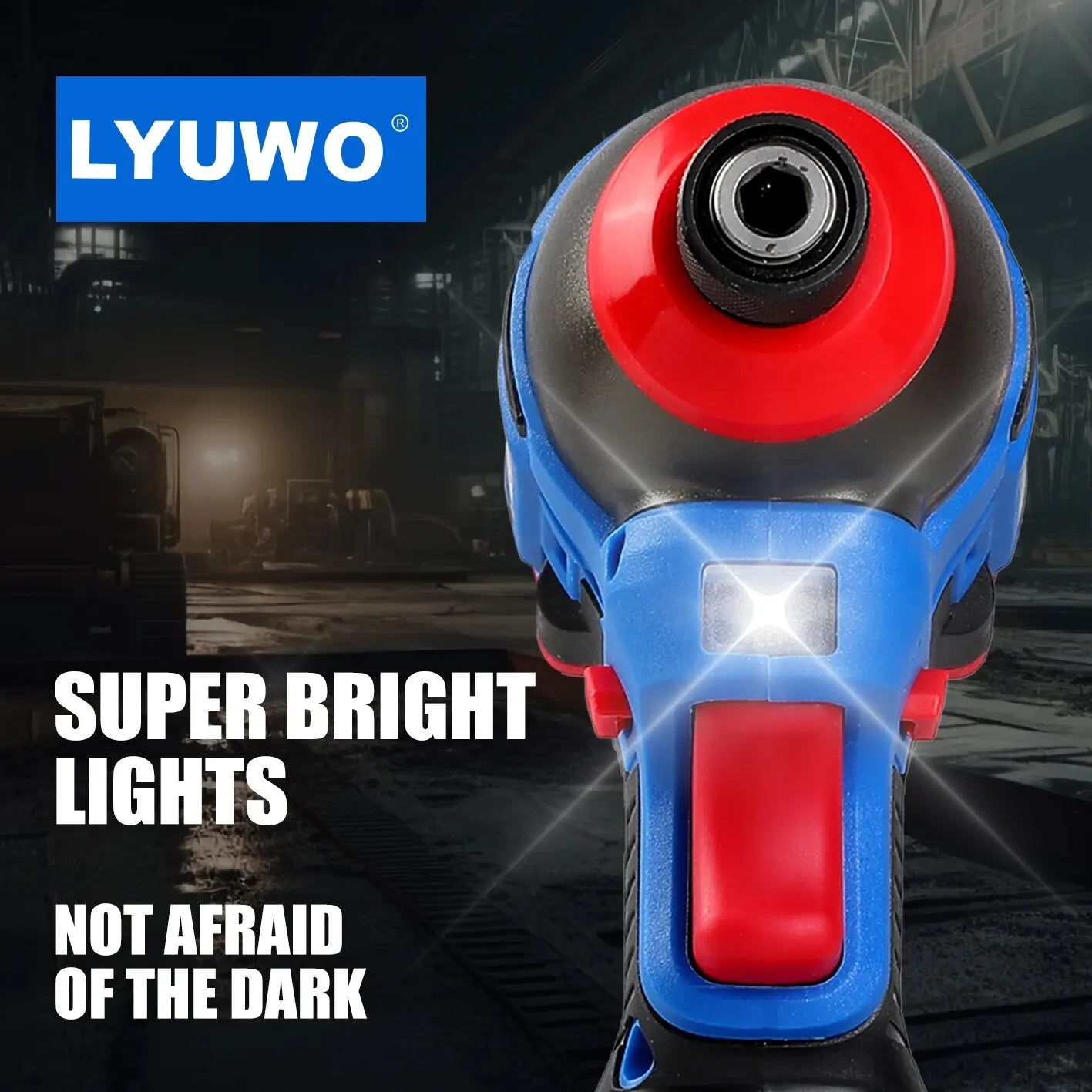 Brushless 16.8V Cordless Electric Screwdriver, 160 Nm Torque Impact Drill, Multi-Function FanzyMarket