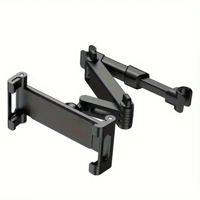 FanzyMarket Telescopic Car Headrest Phone & Tablet Holder - Rotating Rear Seat Mount, Fits 5–13 inch (12.7–33, reverse view