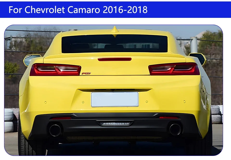 Chevrolet Camaro 2014-2020 rear LED taillight assembly with turn signals, upgrade car back lamps by GM Service Guy