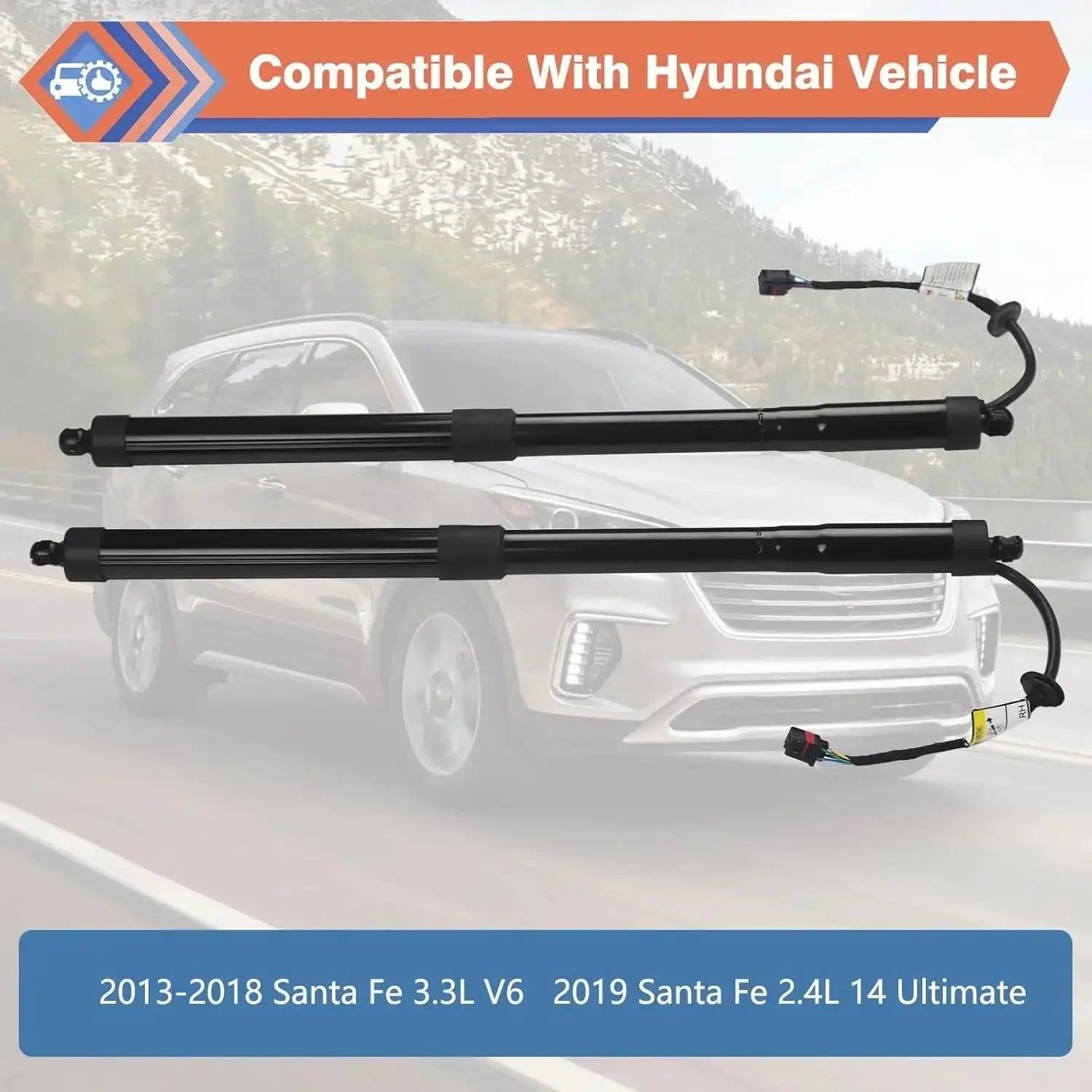 New High Quality 81771B8100  81780B8100  New Auto Parts Rear L+R Electric Tailgate Gas Strut for H-yundai Shengda 2013-2016 Gm Service Guy