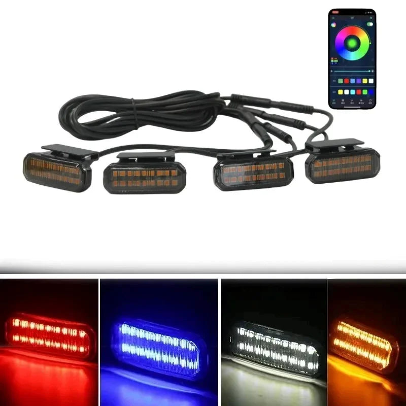 Chevrolet Silverado 2018 LED front grille light by GM Service Guy, daytime running light and LED signal lamp for auto accessories.