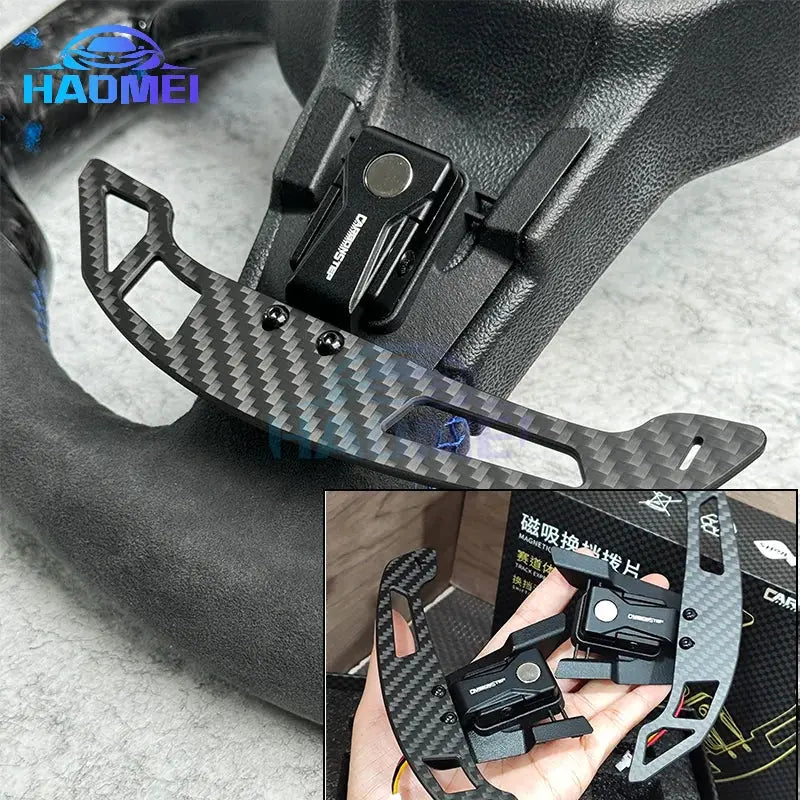 Steering wheel magnetic shift paddles for Golf 8, 7/7.5, R, GTI, Mk7, Mk8, extended shift paddles hollow , auto parts Gm Service Guy