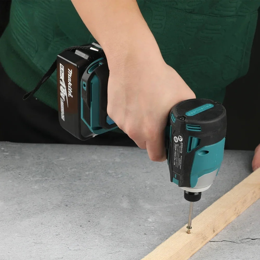 Cordless Impact Driver Brushless Motor 18V 180 N·m (133 ft·lb) T-Mode Electric Drill for Wood & Bolts FanzyMarket