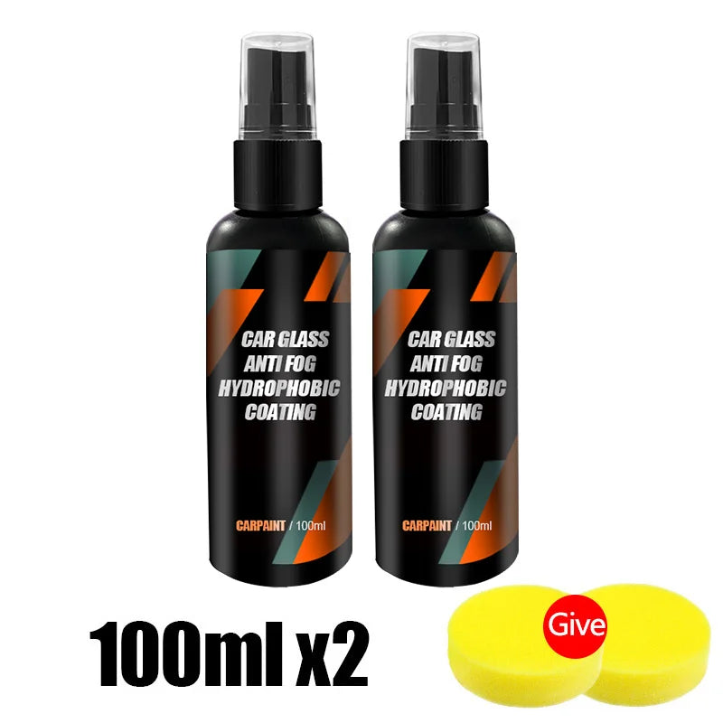 Water Repellent Spray Anti Rain Coating For Car Glass Hydrophobic Anti-rain Car Liquid Windshield Mirror Mask Auto Polish Kit Econic Blanks