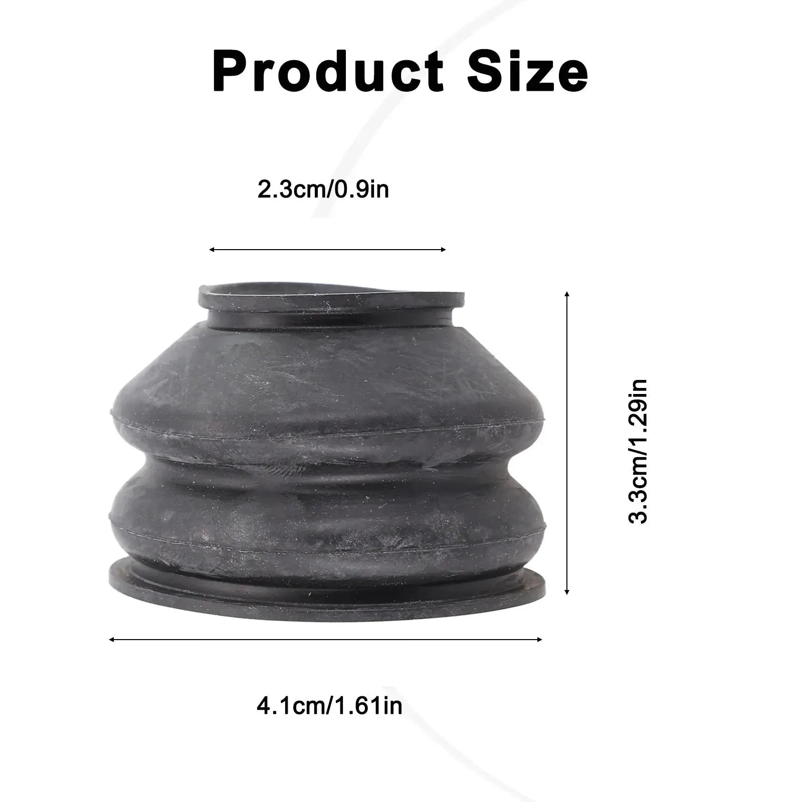 6/2pcs Premium Rubber 13 30 23/11 27 21  Tie Rod Ends And Ball Joint Dust Covers Universal Ball Joint Boot Dust Boot Covers Gm Service Guy