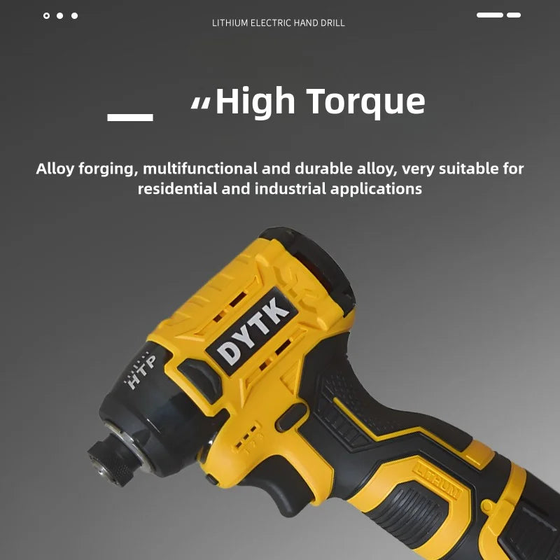 18V Cordless Electric Screwdriver & Rechargeable Hand Drill — Brushless Motor Multifunctional Tool FanzyMarket