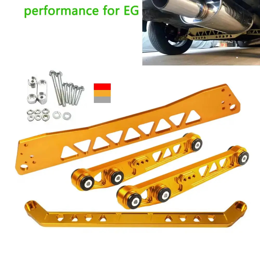 performance parts  supplier  Rear Lower Control Arm Subframe Brace Tie Bar Kit for Honda Civic EG 92-95 Gm Service Guy