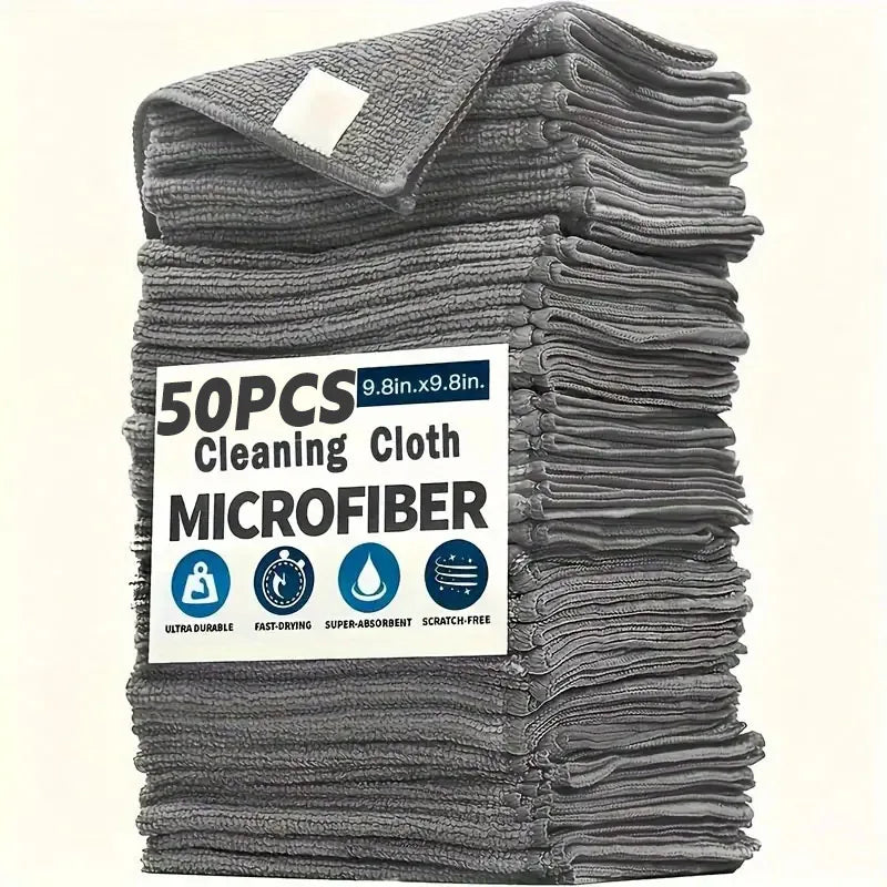 Thicken Microfiber Cleaning Cloths Lint Free Microfiber Cleaning Towel Cloths Reusable Cleaning Towels Absorbent for Car Window Econic Blanks