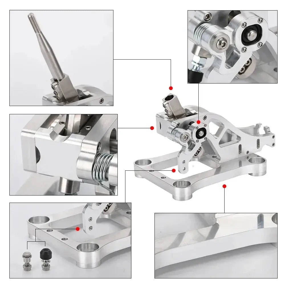 Billet Aluminum Shifter Box Assembly For Acura 04-08 TL UA TSX CL 03-07 Car Gear Shift Knob Shifter Replacement Auto Parts Gm Service Guy