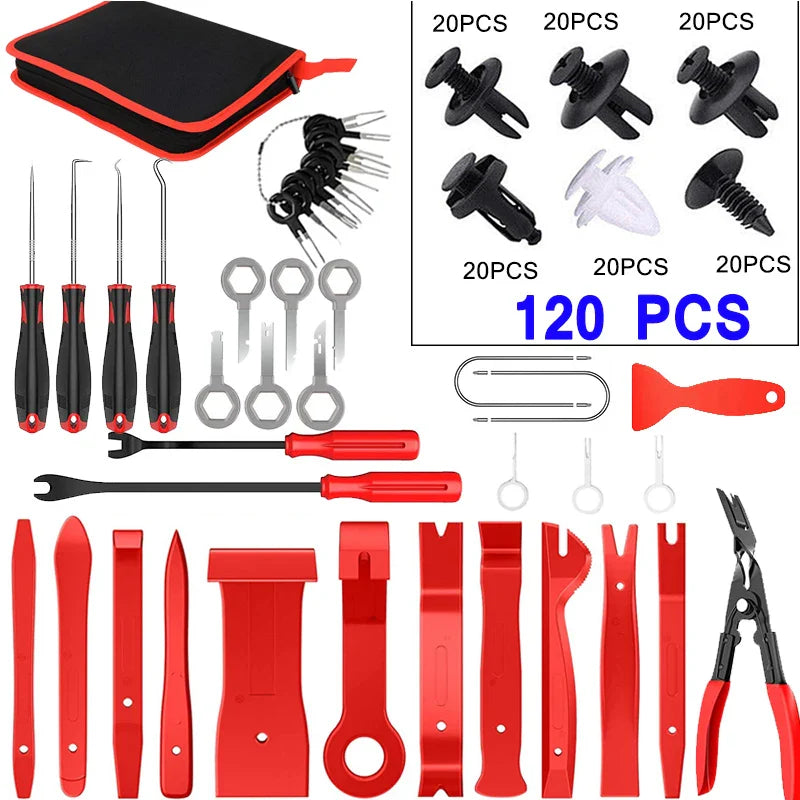 Car Trim Removal Tool Kit 5/11/41/161-Piece Auto Interior Door Panel Radio Stereo Dash Tools FanzyMarket
