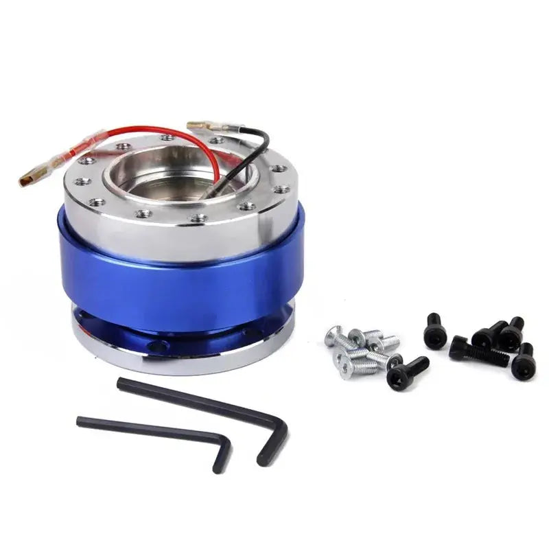 Universal Racing Steering Wheel 6 Hole Aluminum Car Quick Release Steering Wheel Snap Off Hub Adapter Boss Kit Car Accessories Gm Service Guy