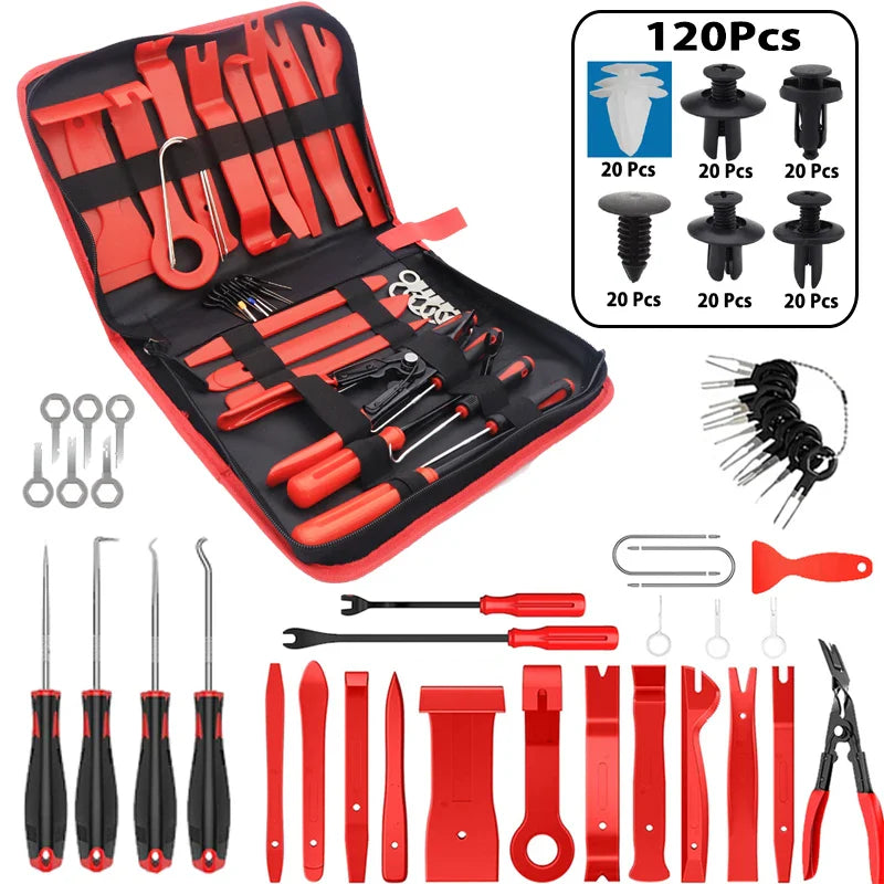 Car Trim Removal Tool Kit 5/11/41/161-Piece Auto Interior Door Panel Radio Stereo Dash Tools FanzyMarket