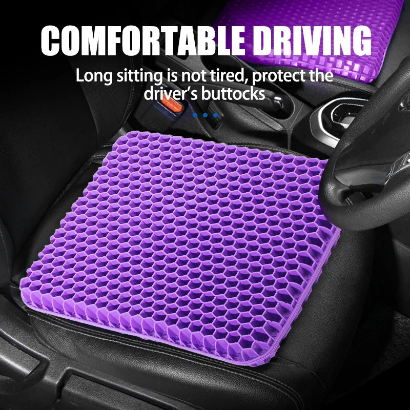 Gel Seat Cushion Honeycomb Breathable Cooling Coccyx Pillow for Tailbone Pain Relief for Office, Car & Wheelchair FanzyMarket