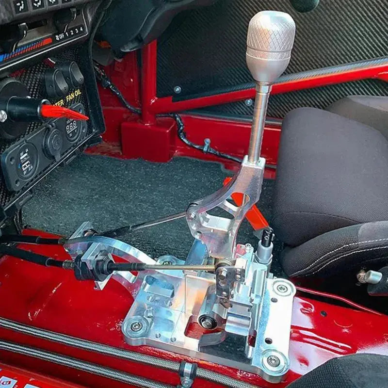 racing parts For K-Series Shifter Shift Knob Gear Base Plate Cables Trans Bracket Shifter Kit Gm Service Guy