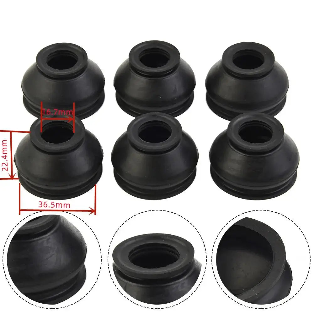 6/2pcs Premium Rubber 13 30 23/11 27 21  Tie Rod Ends And Ball Joint Dust Covers Universal Ball Joint Boot Dust Boot Covers Gm Service Guy