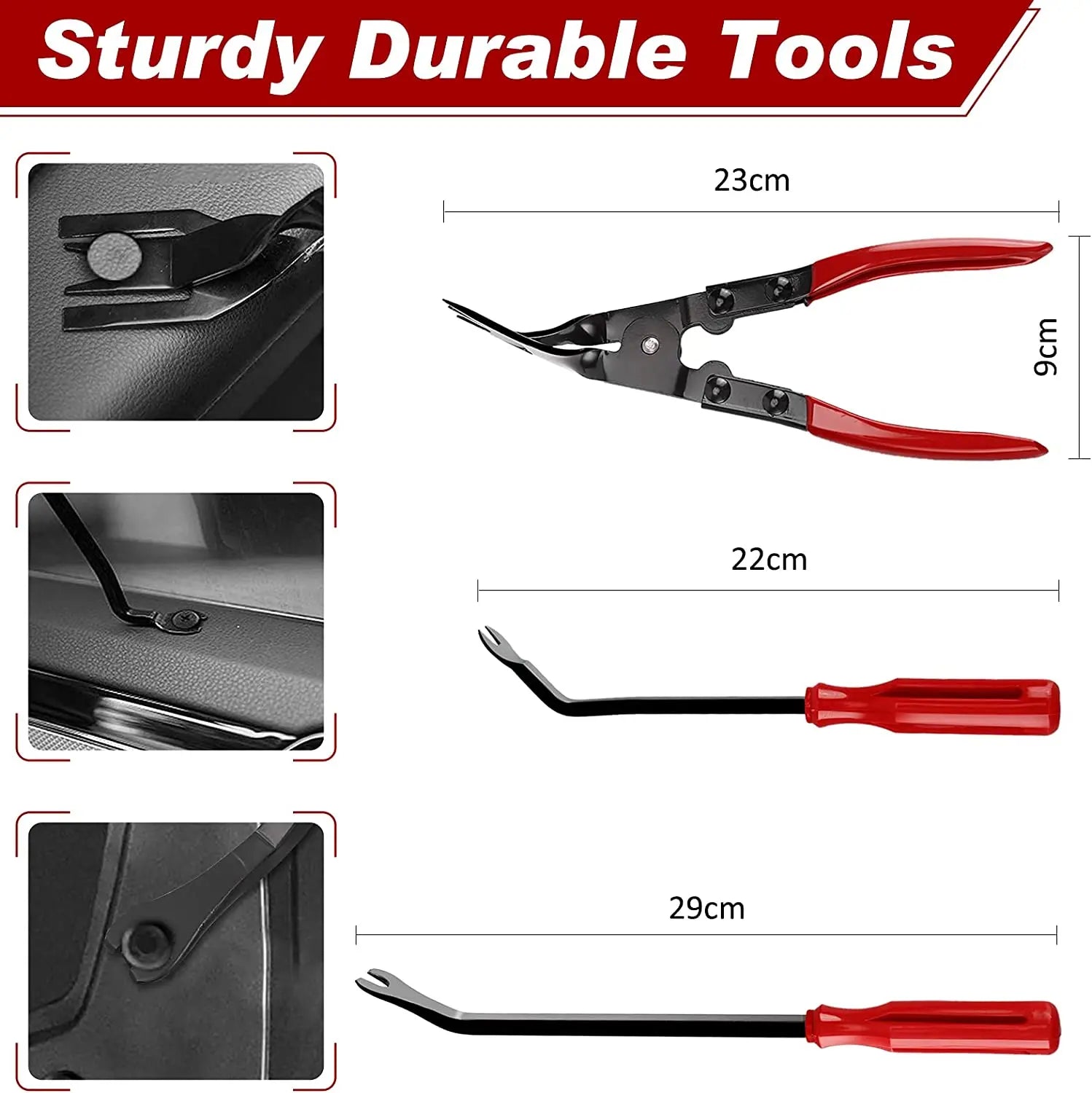 Car Trim Removal Tool Kit 5/11/41/161-Piece Auto Interior Door Panel Radio Stereo Dash Tools FanzyMarket