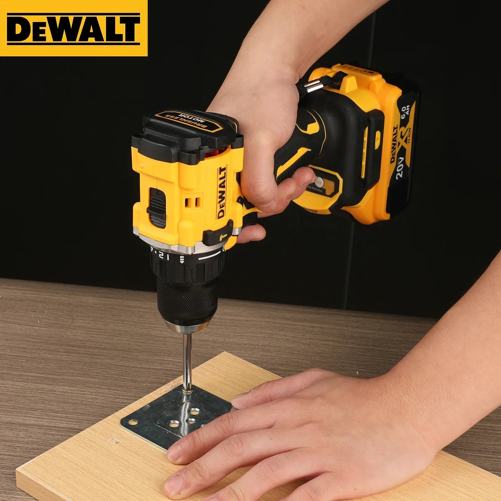 20V Max Brushless Cordless Impact Driver Multi-Function Electric Screwdriver Hand Drill FanzyMarket