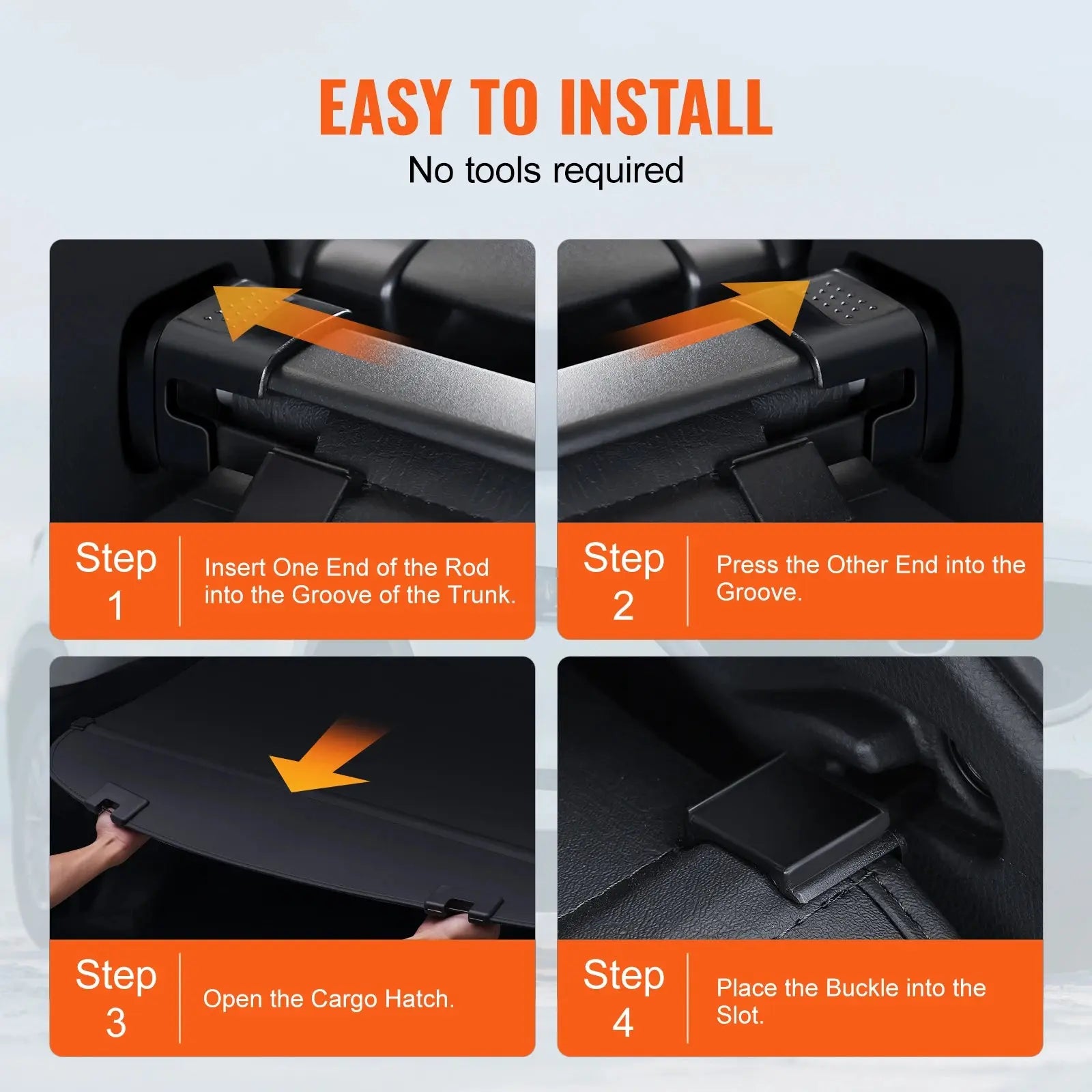 SucceBuy Retractable Cargo Cover Upgraded Waterproof Trunk Cover Security Shield Shade for Mazda CX-5 2017-2024 Rear Trunk Cover Gm Service Guy