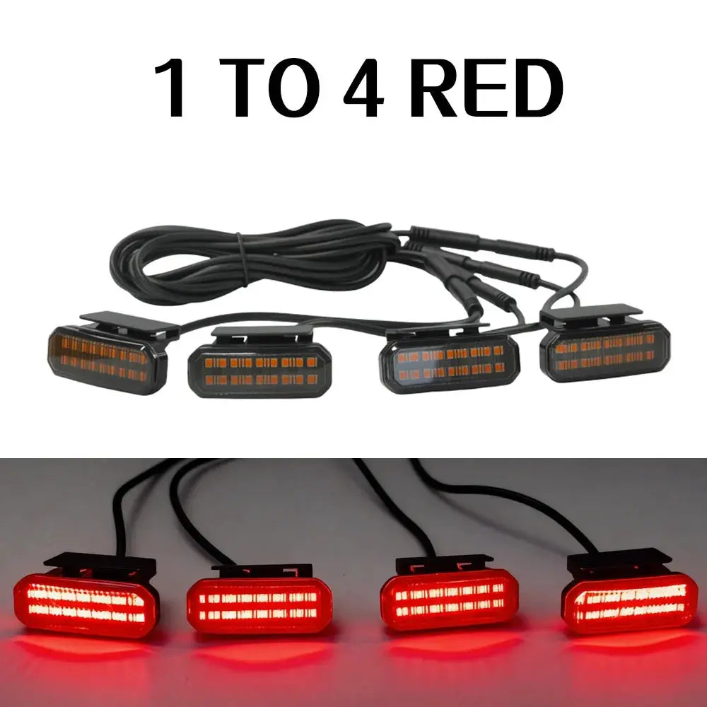 FOR GMC Sierra Specialized center grid small yellow light Front Grille Lights LED Decorative Warning Light Pickup 12V ﻿ Gm Service Guy