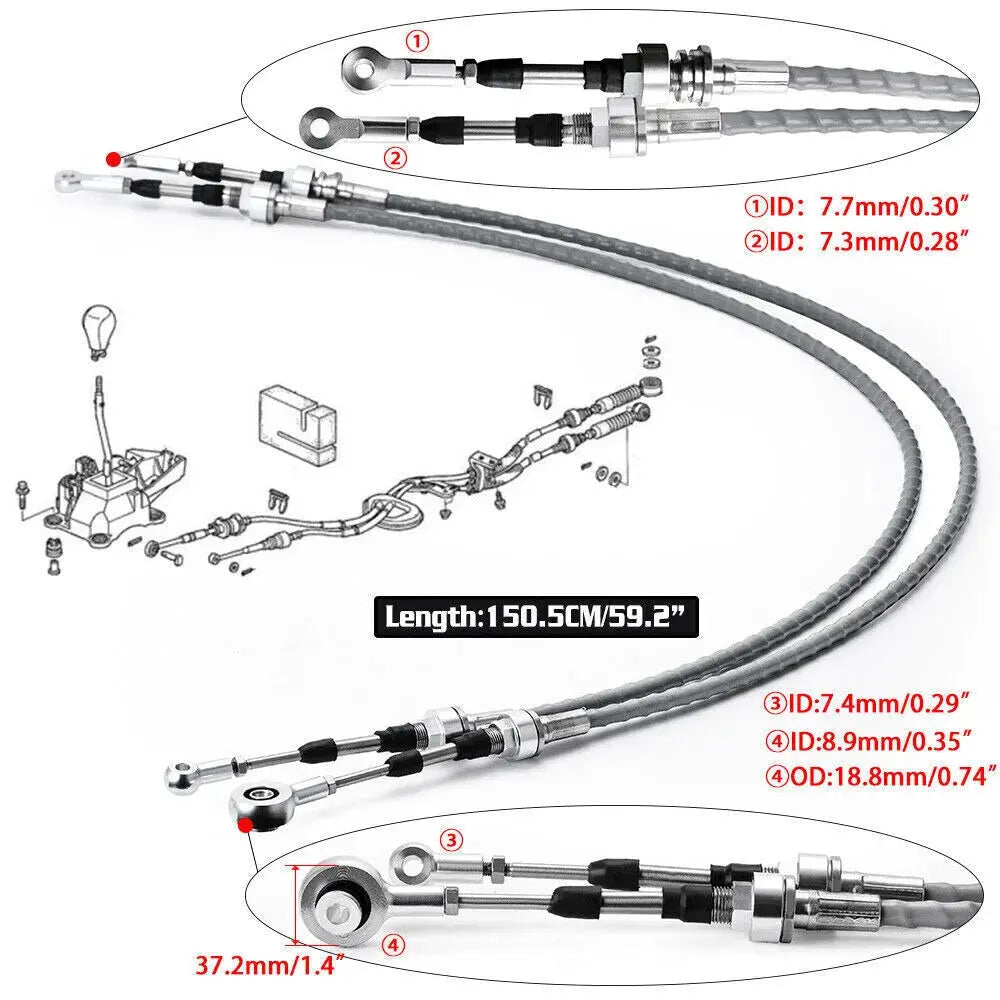 racing parts For K-Series Shifter Shift Knob Gear Base Plate Cables Trans Bracket Shifter Kit Gm Service Guy