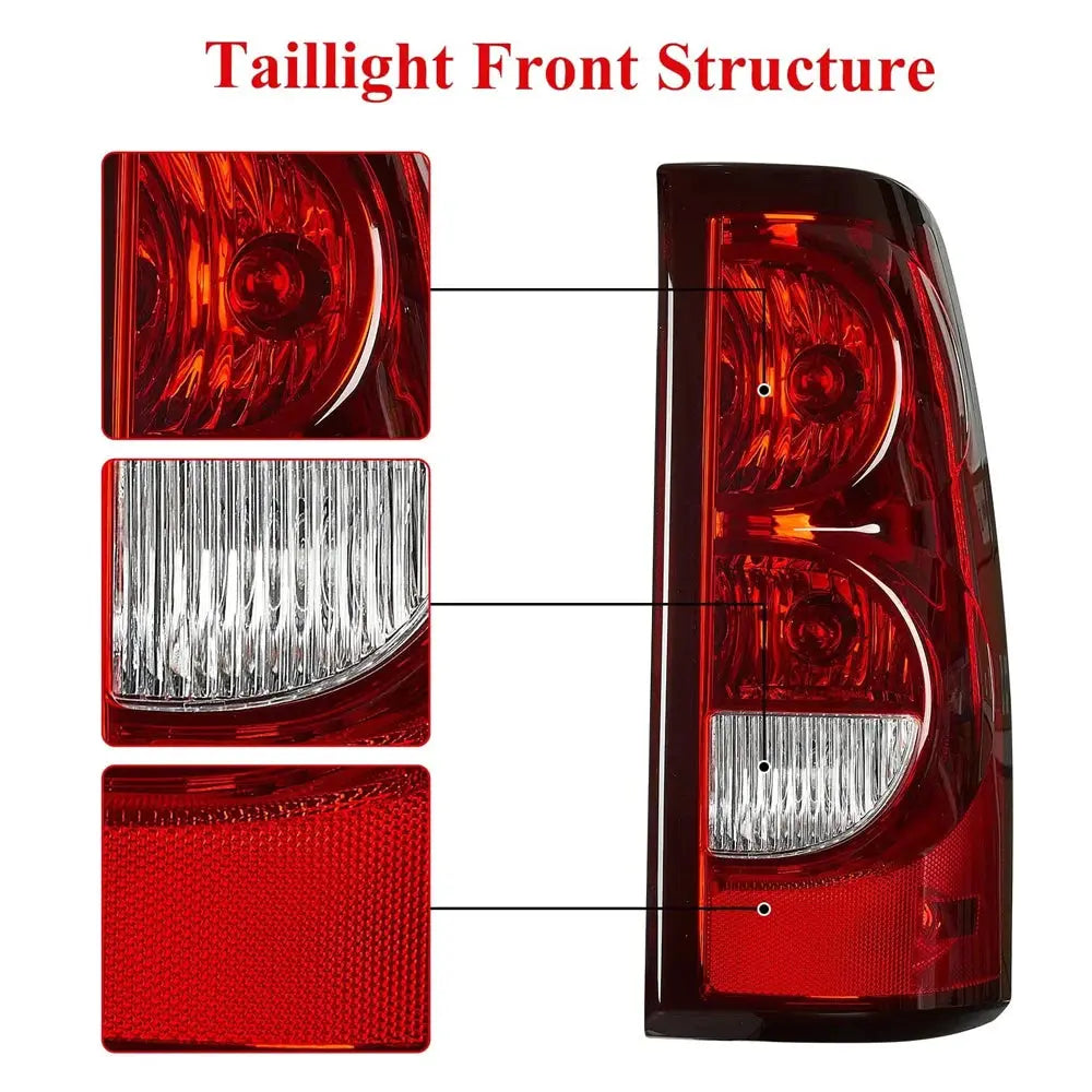 Tail Light For Chevy Silverado 2003 2004 2005 2006 Rear Bumper Brake Lamp 19169003 19169005 19169002 GM2800161 GM2800174 Gm Service Guy