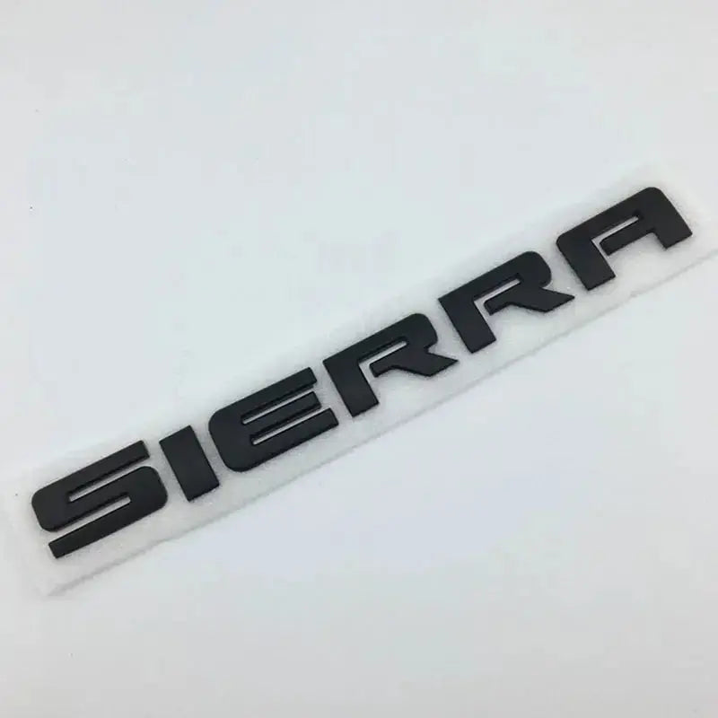 SIERRA new old letter logo car stickers for GMC sierra original rear boot label trunk modified Accessories decoration decals Gm Service Guy