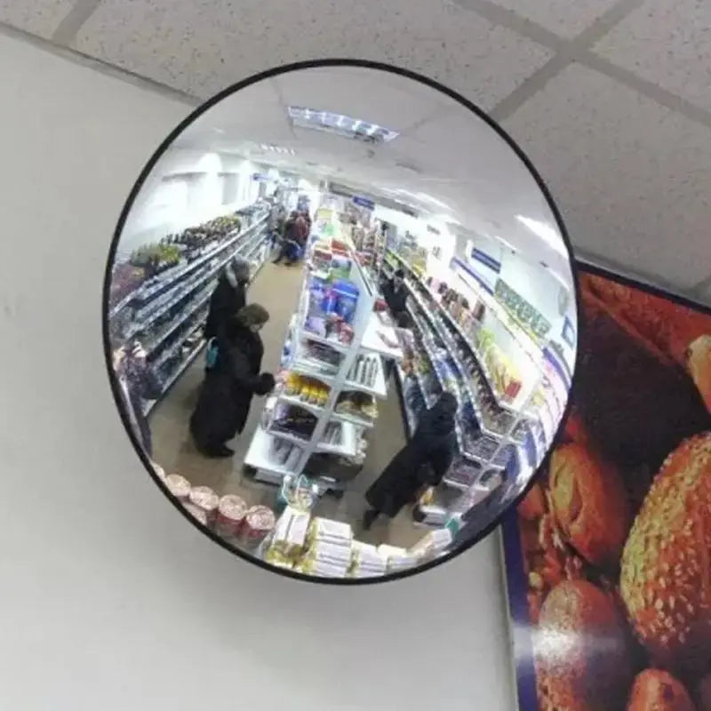 Convex Mirror Outdoor 11.8in Road Safety Convex Mirror Adjustable Parking Garage Round Convex Traffic Mirror Fish Eye Mirror Gm Service Guy
