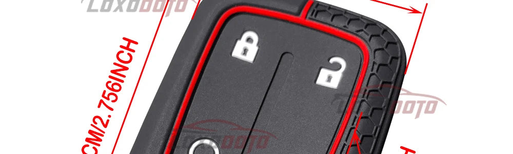 Silicone car key fob cover for Chevrolet Silverado, Suburban, GMC Sierra, Terrain, Acadia, Tahoe, and Suburban models 2020-2022 by Gm Service Guy