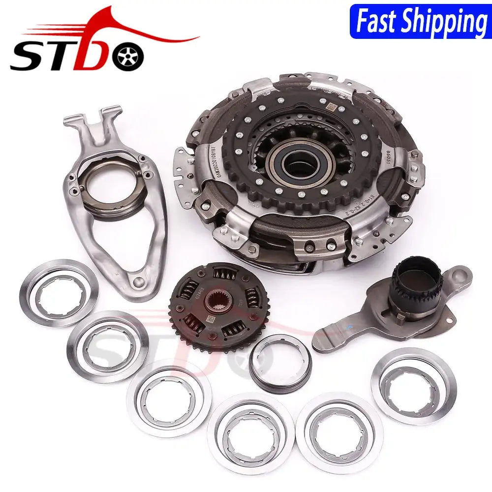 DQ200 0AM DSG 7 Speed  Transmission Clutch Kit With Fork For VW T4 BORA AUDI SKODA GOLF 0AM198140L Gm Service Guy