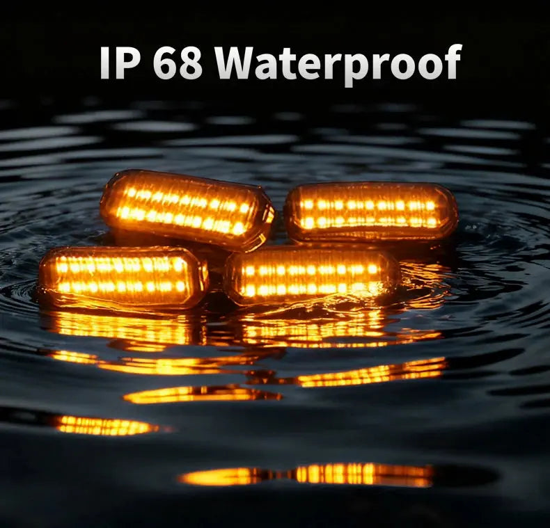 FOR GMC Sierra Specialized center grid small yellow light Front Grille Lights LED Decorative Warning Light Pickup 12V ﻿ Gm Service Guy