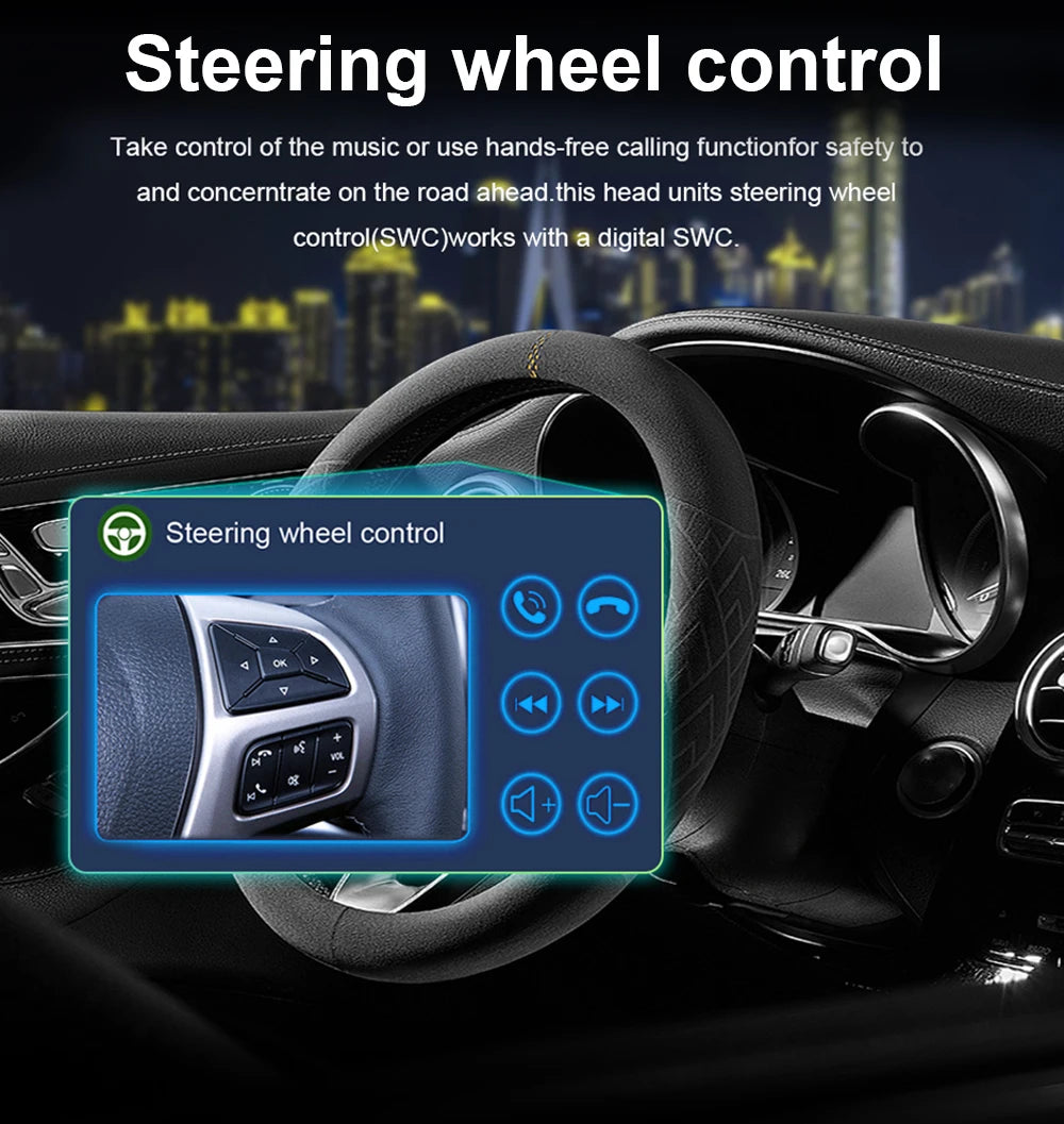 7inch Wireless Carplay Android Auto Car Radio For Chevrolet Silverado GMC Sierra Impala Traverse Avalanche Multimedia Player GPS Gm Service Guy