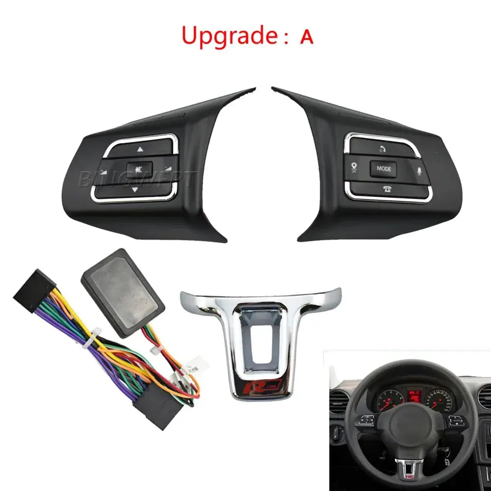 Car Steering Wheel Remote Wireless Control Button For Volkswagen Jetta 2013-2015 Polo 2011-2011 Multi-function Controller Switch Gm Service Guy