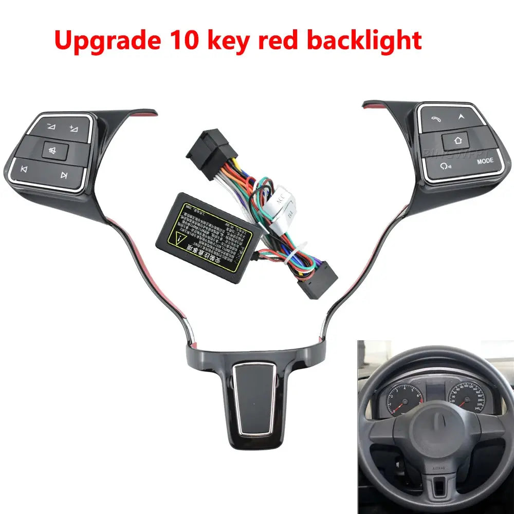 Car Steering Wheel Remote Wireless Control Button For Volkswagen Jetta 2013-2015 Polo 2011-2011 Multi-function Controller Switch Gm Service Guy