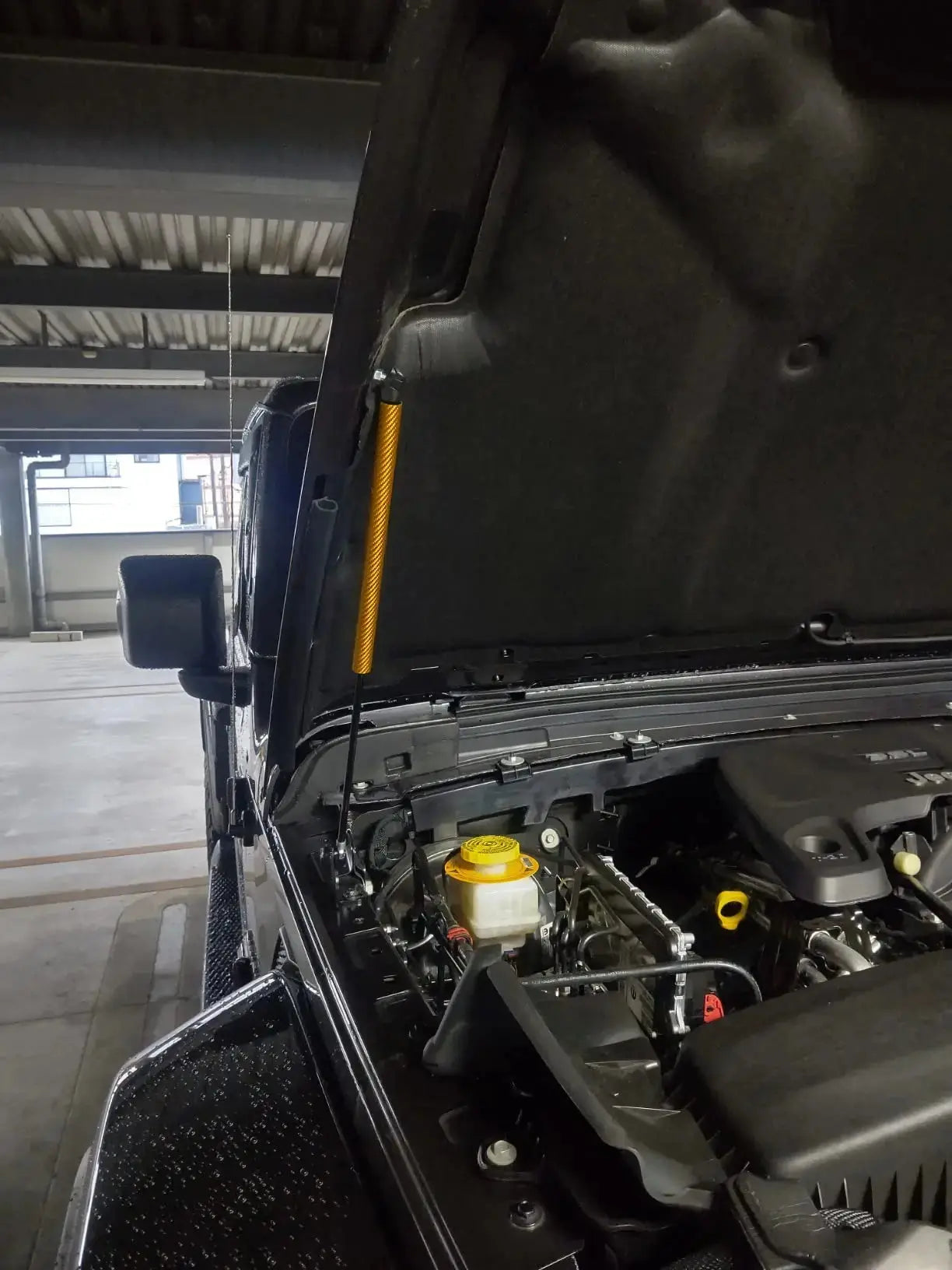 Hood Bonnet Struts For Jeep Wrangler JL 2018-2026 Modify Front Lift Support Damper Shocks Absorber Pistons Prop Rod Cylinders Gm Service Guy
