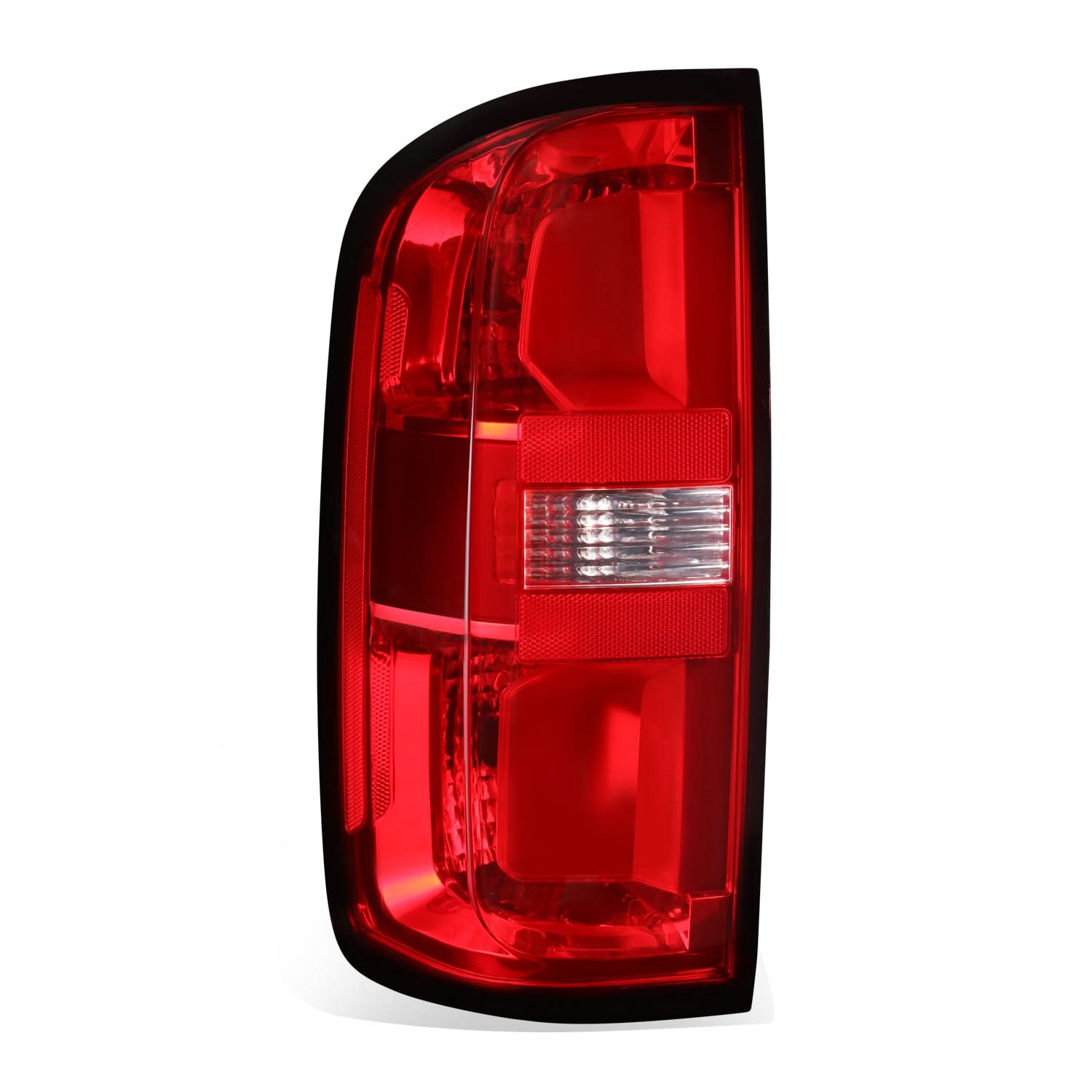 K2 Industries factory OE style red clear tail light for Chevrolet Colorado 2015-2022, showing the lens and wiring details.
