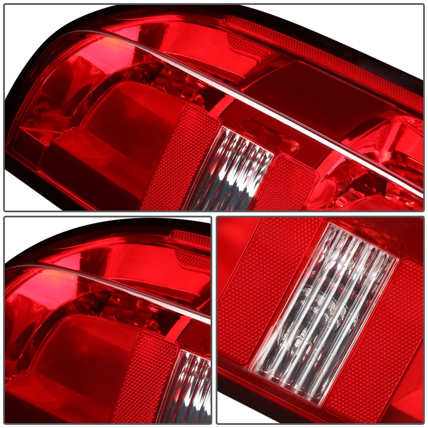 Chevrolet Colorado 2015-2022 right OE style tail light by K2 Industries, clear lens with red and amber sections, mounted on vehicle.
