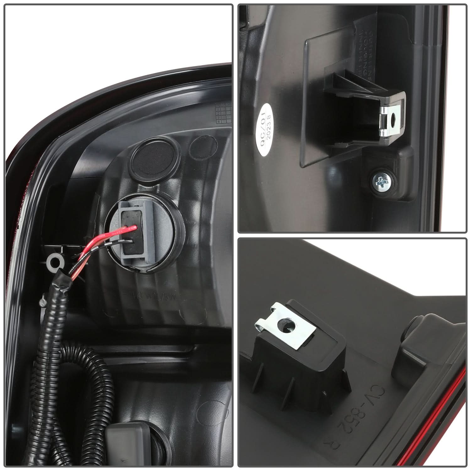 Chevrolet Colorado 2015-2022 OEM style right tail light by K2 Industries, showing the red lens and mounting details.